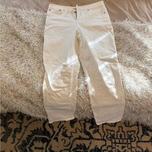 Madewell Cream Denim Jeans perfect vintage
